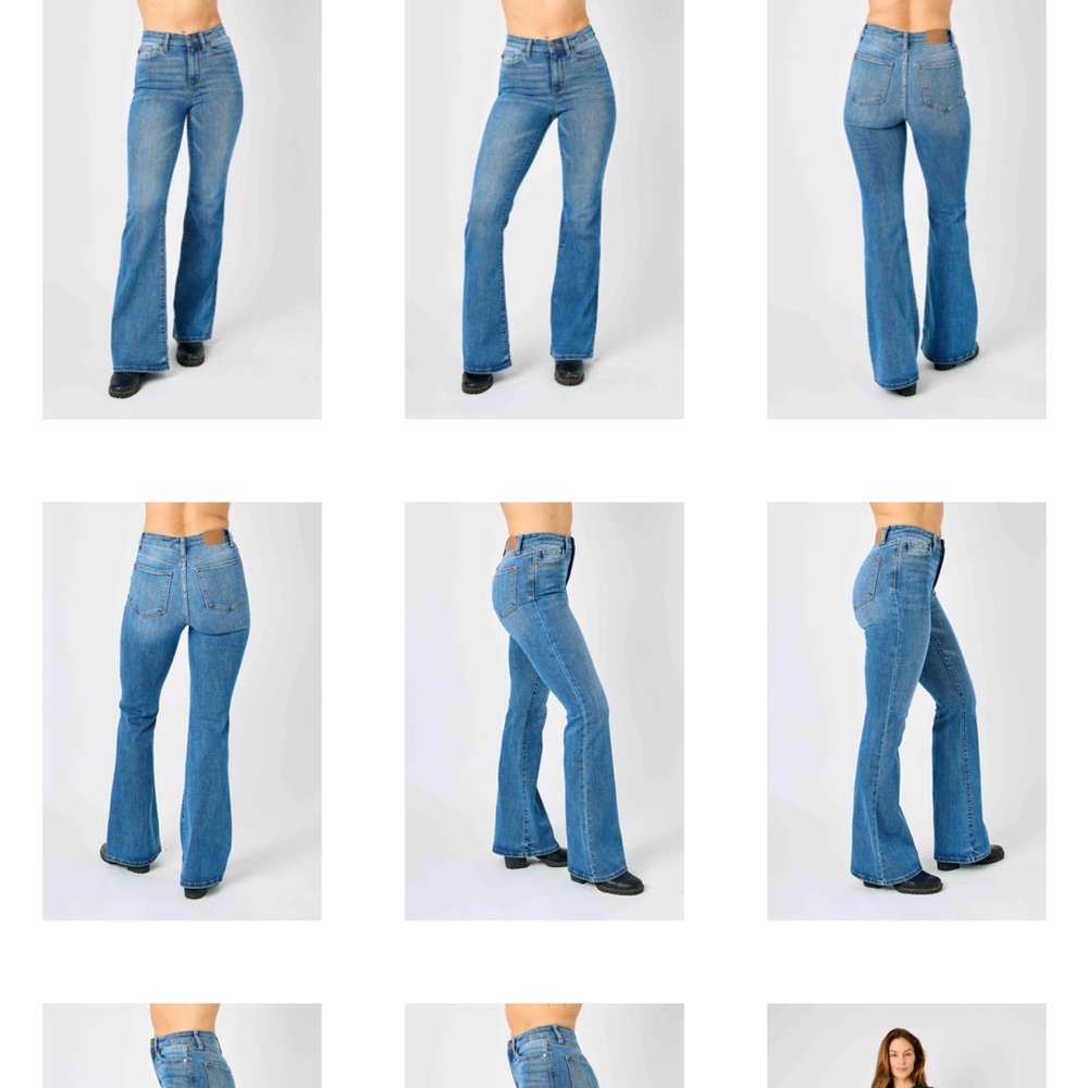 Judy Blue High Rise Medium Wash Classic Flare Jeans